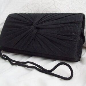 black evening clutch